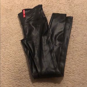 Spanx faux leather leggings